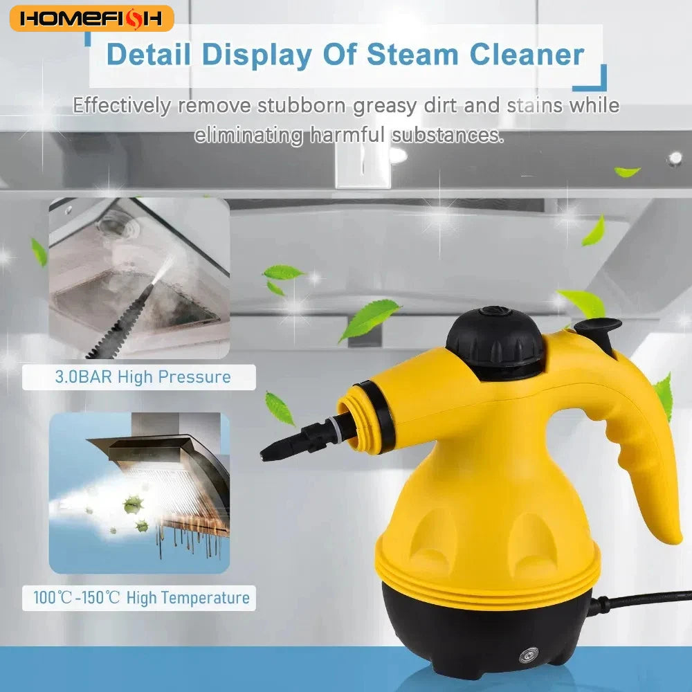 Portable  Hand-held High Temperature Steam Cleaner for Kitchen Range Hood Cleaning Home Bathroom, Car Cleaning Tools.
