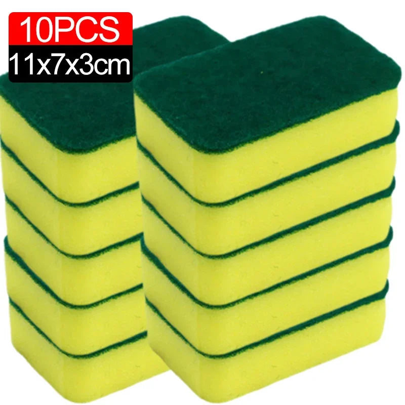 Magic Double-sided Highly Absorbent Sponge Kitchen Clean Pot Rust Stain Sponges Grease Cleaning Brush Cleaner Tools Wholesale