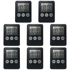 10-1PC Mini Electronic Timer Stopwatch LCD Display for Sports Exercise Baking Cooking Digital Timer Multi-Function Kitchen Timer