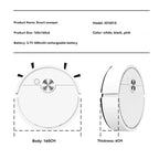 Xiaomi MIJIA 3 in 1 Smart Sweeping Robot Vacuum Cleaner 4000Pa Strong Suction Easy To Use For Hard Floors Pet Hair Carpets New
