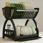 Kitchen Storage Rack, Bowl And Dish Storage Rack, Drain Rack, Household Multifunctional Bowl And Chopstick Rack Storage Box ﻿