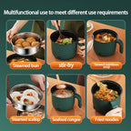 1.5L Mini Home Cooking Pot Multifunctional Rice Cooker Non Stick Pan Safety Material Potable Stockpot Utility Electrice
