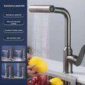 304 Stainless Steel Kitchen Faucet 4 Mode Kitchen Faucet 360°Rotating Waterfall Flow Spray Head Hot And Cold Water Faucet