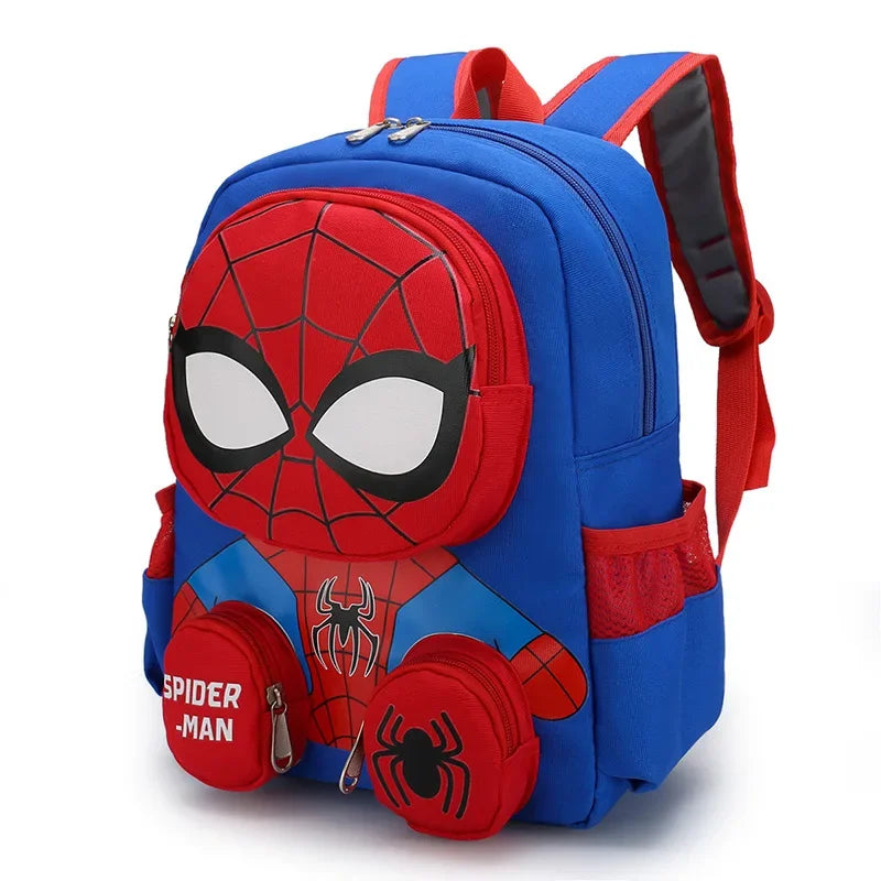 Spider-Man Kids Backpack – MINISO Disney Super Heroes Cartoon School Bag for Boys, Cute & Personalized Gift | AlluCanFind