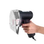 Shawarma Slicer with 2 Blades Electric Gyro Kebab Slicer Commercial Portable Sliced Shawarma Cutter Doner Kebab Cutting Machine