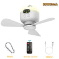 Portable Ceiling Fans 8000mAh Outdoor Camping Fan Tent Ventilator Cool