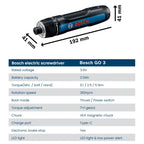 BOSCH Go 3 Electric Screwdriver Bosch GO Professional Smart Screwdriver Rechargeable Hand Drill Multi-Function Power Tool