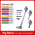 Free-Standing Vacuum Cleaner 25KPa, Lubluelu 202 Powerful Lightweight Cordless 6 In 1 Stick Vacuum Cleaner For Carpet Floor Pet