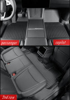 Fully Protection Floor Liners For 2025 Tesla Model Y Juniper Floor Mats with Door Sill Protector Front Rear Cargo Liner  Juniper