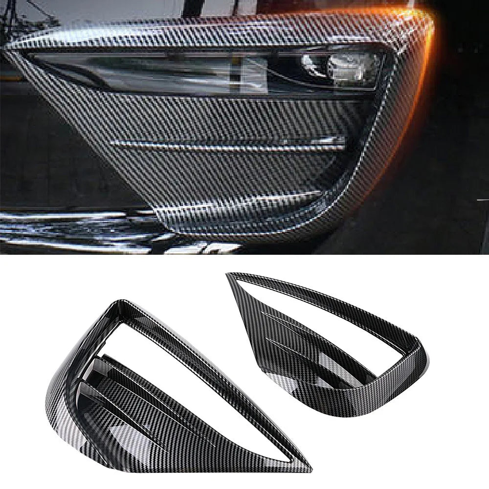 For Tesla Model Y Fog Lamp Spoiler Blade Trim Protective Cover Wolf Tooth Wind Blades ABS Car Decoration Stickers Accessories