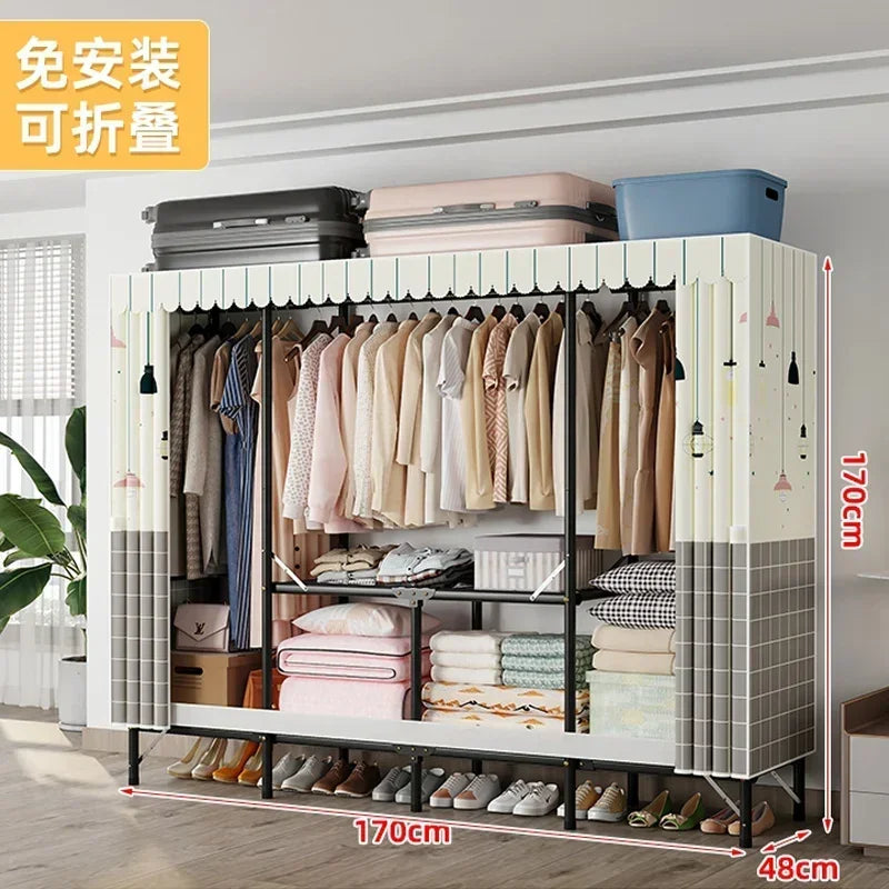 Storage Locker Dressers Folding Portable Cabinets Living Room Garden Furniture Set Clothes Closet Wardrobe Organizers Versatile