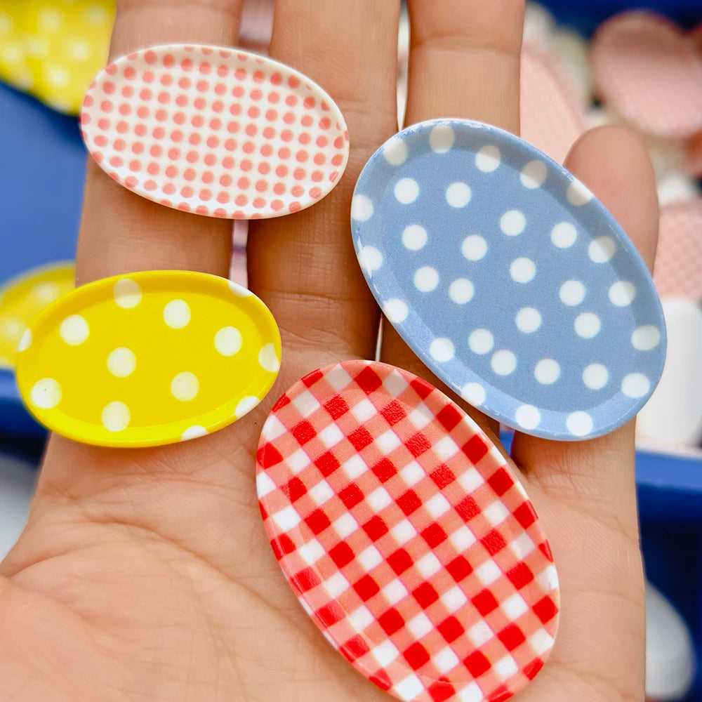 8pcs Miniature Dollhouse Kitchen Dish Plate Tableware for doll Accessories