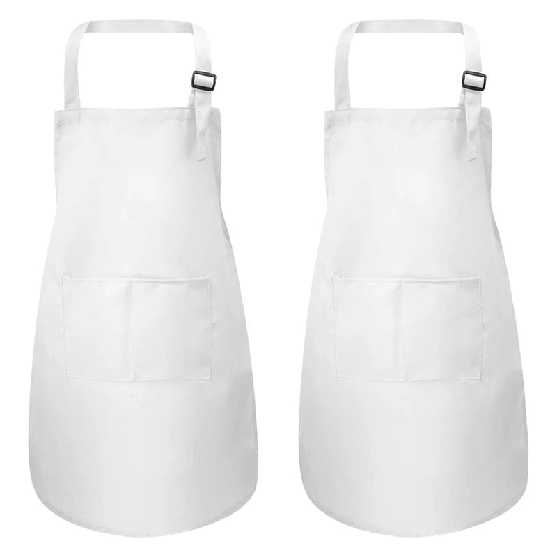 10-Piece Children's Apron And Chef Hat Set Adjustable Children's Kitchen Apron For Cooking And Painting