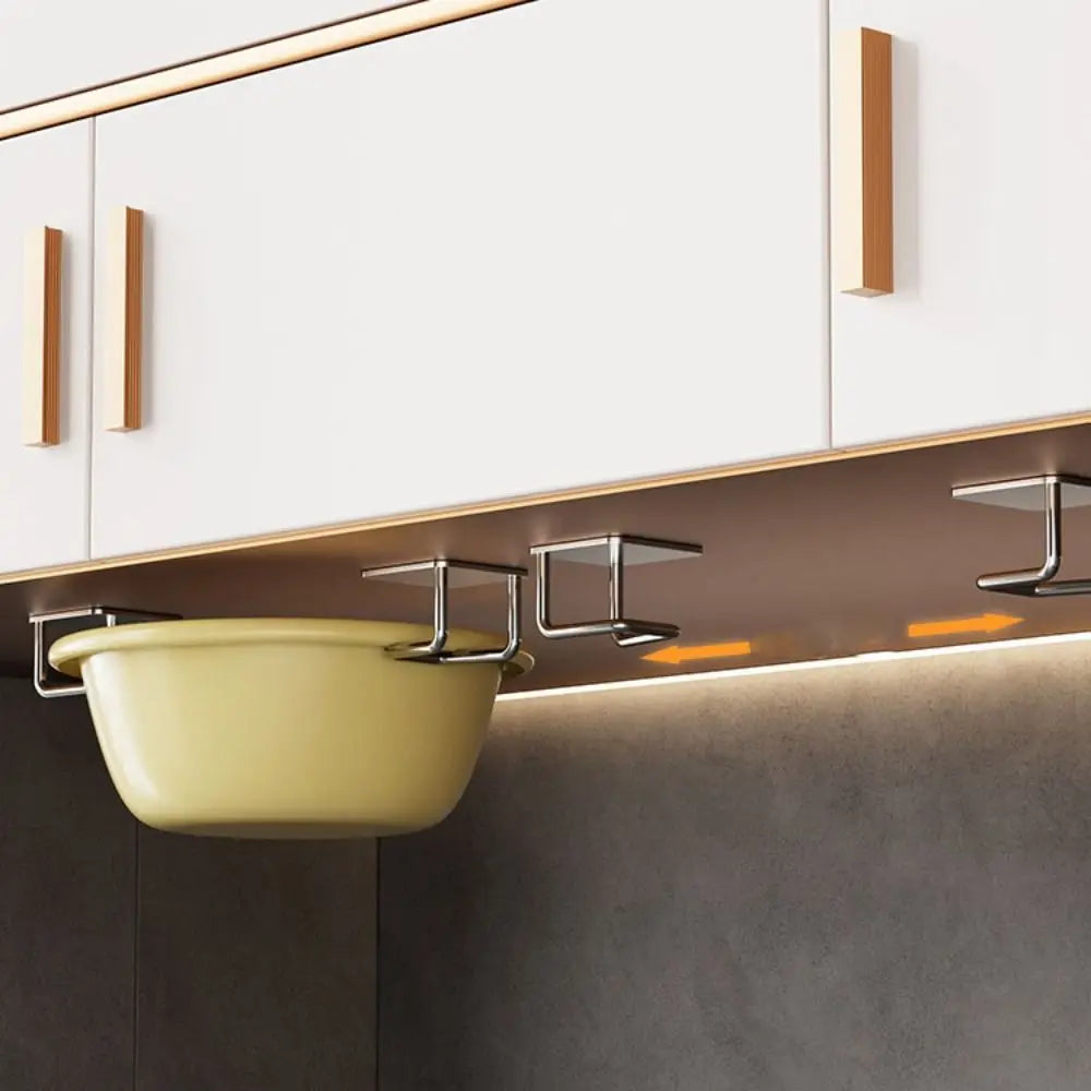 Multi-Functional Kitchen Storage Rack Square Space-Saving Serving Board Organizer Durable Convenient Wall-Mounted Pot Lid Holder