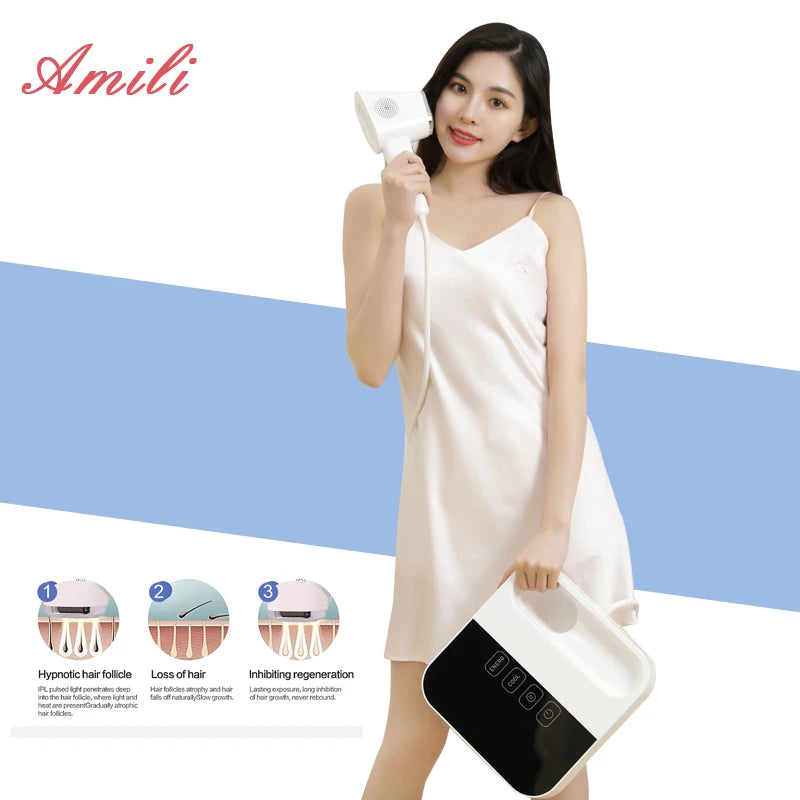 IPL Laser Hair Removal Device with Cooling System, Beauty Salon Grade Painless Home Hair Remover | AlluCanFind