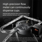 CAFOVO E130 E61 Dual Boiler Commercial Espresso Machine with Flow Control PID Espresso Maker OPV Adjustable Extraction Pressure