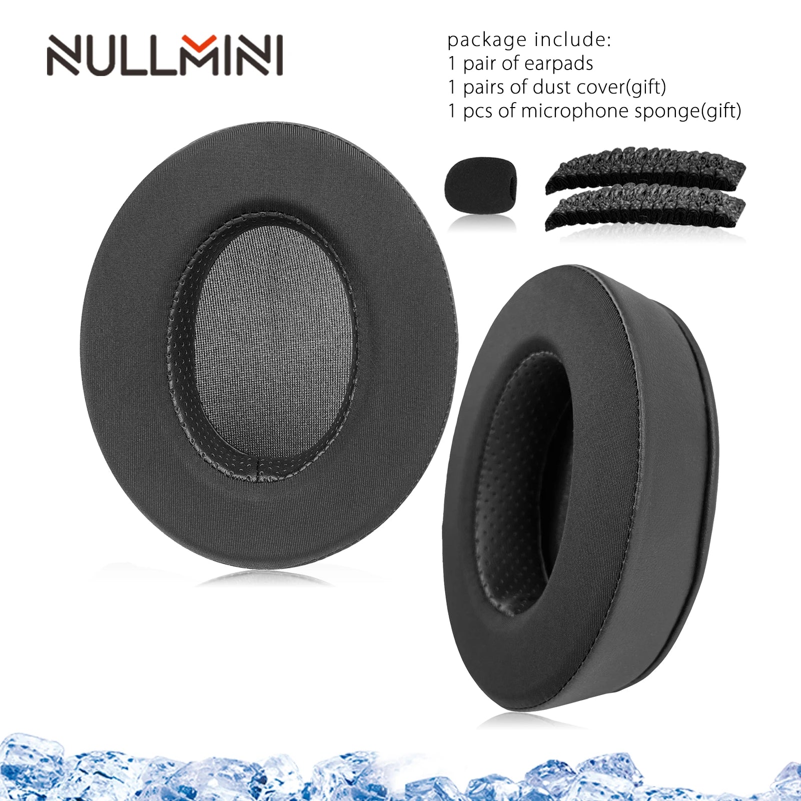 NullMini Replacement Earpads For Logitech G Pro X Headphone Cooling Gel Earmuffs Ear Cover Headband HeadBeam