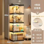 Nordic Living Room Display Cabinet Bookshelf Storage Organizer Modern Design Cabinet With With Lights Home Decor Furniture