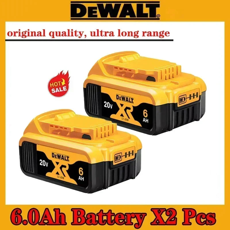 Original DEWALT battery，20V,，6AH， rechargeable lithium-ion battery， DCB115， DCB118,，Dewalt tool battery, dewalt ，DCB1104 charger