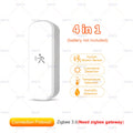 10G Human Motion Sensor Tuya Zigbee MmWave Radar Detector with Luminance Temperature Humidity Sensor Upgarded PIR Sensor