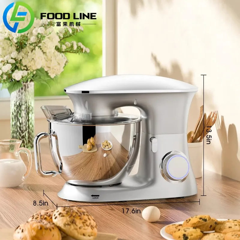 Kitchen Appliances Multifunction Bread 6.5L 7L 8L  Flour Mixer for Home Stand Bread Dough Mixer