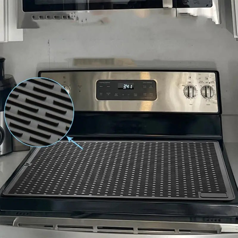 Induction Stove Top Cover Electric Ceramic Silicone Counter Protector Electric Stove Top Protection Mat For Preventing Scratches