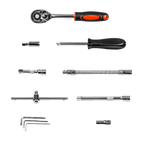 46-Pc. Drive Socket & Ratchet Wrench Set - Car Tool Kit | AlluCanFind