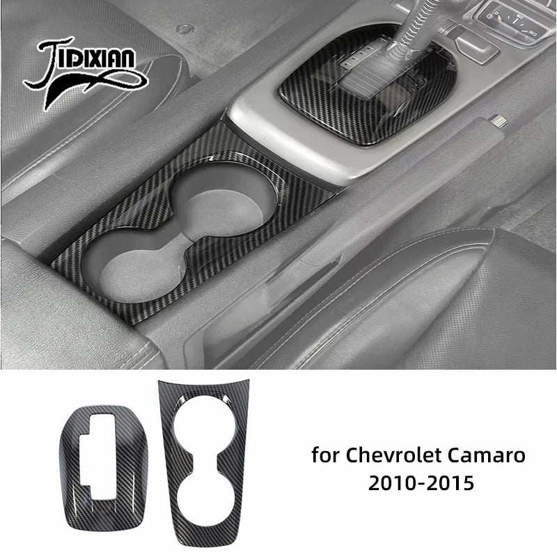 JIDIXIAN fit for Chevrolet Camaro 2010 2011 2012 2013 2014 2015 Car Interior Exterior Decoration Cover Carbon Fiber Accessories