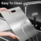 Kitchen-specific cutting board, 316 stainless steel double-sided panel, kitchen accessory tools, food-grade meat cutting board