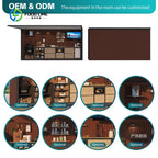Customized Contemporary Modular Outdoor Kitchen Unit Weatherproof Mobile Garden/Patio Cabinets Sink Grill Wooden Houses