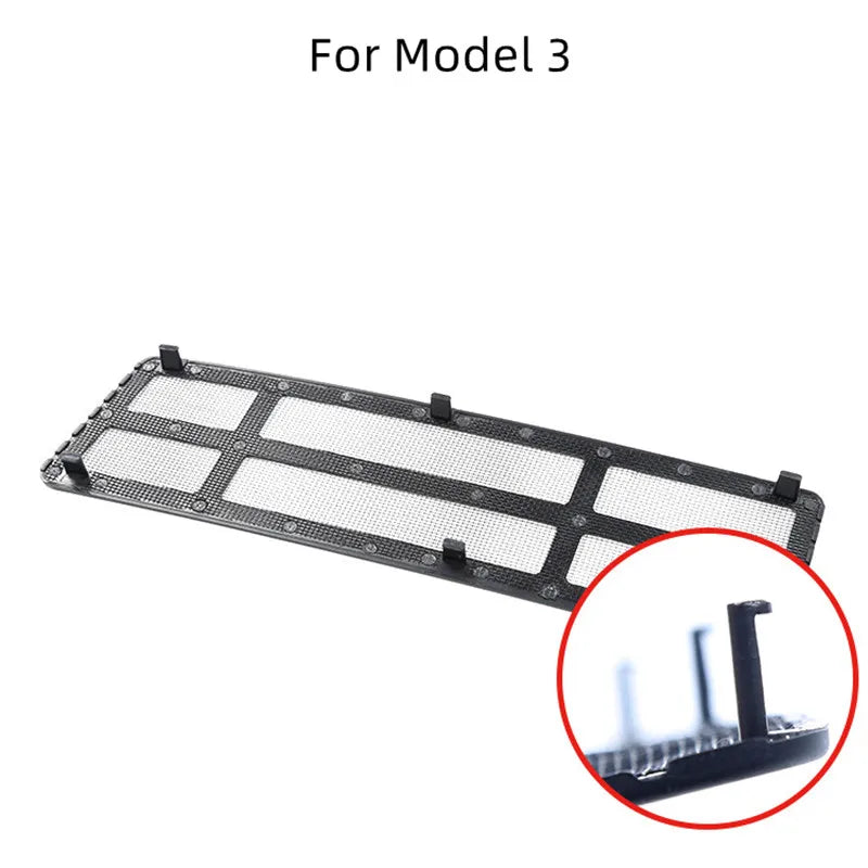 Air Inlet Protective Cover for Tesla Model 3 Y Intake Vent Net Grill Insect-proof Filter Front Face Car Interior Accessories