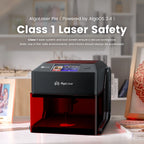 Algolaser Pixi 3.5" Screen AlgoOS Smart Laser Engraving Machine Easy Operation For Beginners Wood Glass DIY Wood Router Cutter