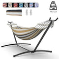 Gyroor Hammock with Adjustable Stand- Stylish Hammock Bed w/Storage Bag, 600lb Capacity