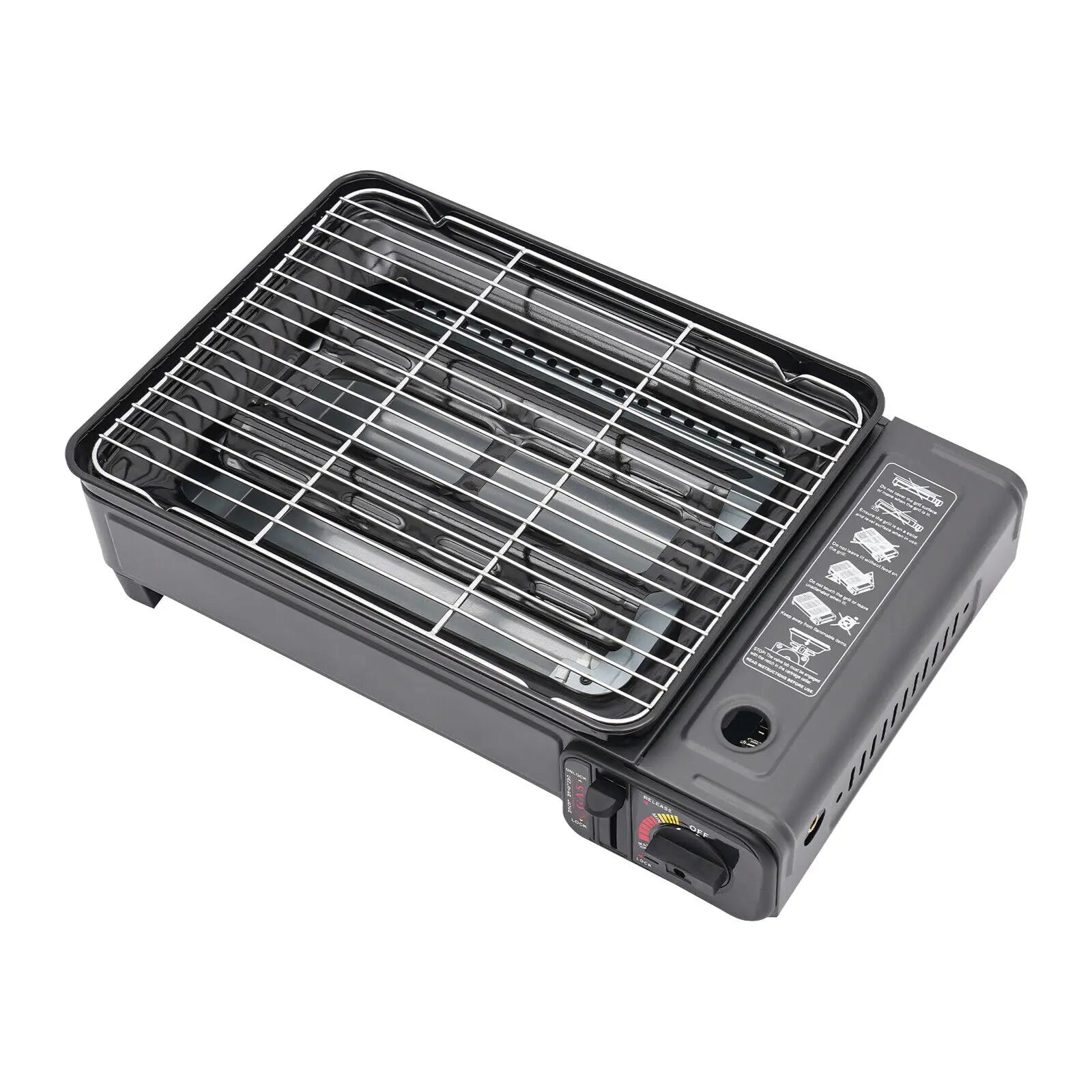 Butane Grill Stove Portable Camping Grill Gas Stove for Camping Traveling Trekking