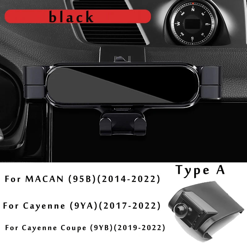 Car Phone Mount Holder For Porsche 718 Boxster Spyder 982 Panamera 971 Macan 95b Cayenne 92A Coupe 9YB Interior Accessories