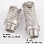 304 Stainless Steel Male Thread Mesh Cover Aquarium Fish Tank Water Pump Inlet Filter Screen Garden Irrigation Pump Hose Filters