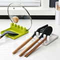 1pc Kitchen Spoon Rack, Fork and Shovel Rack Appliance Organizer -Non-slip Plastic Rest Chopsticks Storage Rack