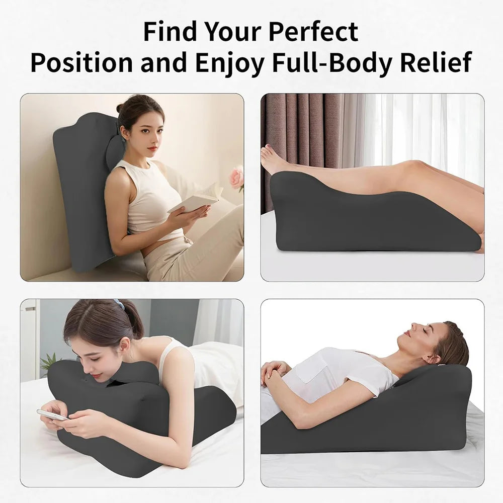 Ergonomic Bed Wedge Pillow