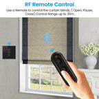 LoraTap Tuya Smart Life Roller Shutter Blinds Black Switch and Remote Percentage Control Timer Work with Google Assistant Alexa