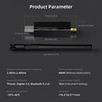 AVATTO Zigbee 3.0 USB Dongle Plus Universal Zigbee Wireless Gateway Hub Support Home Assistant Zigbee2MQTT，Raspbian Ubuntu Macos