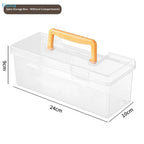 ✔Professional Tool Organizer Set,Transparent Parts Storage With Dividers-Portable Case For Kitchen Condiment Storage