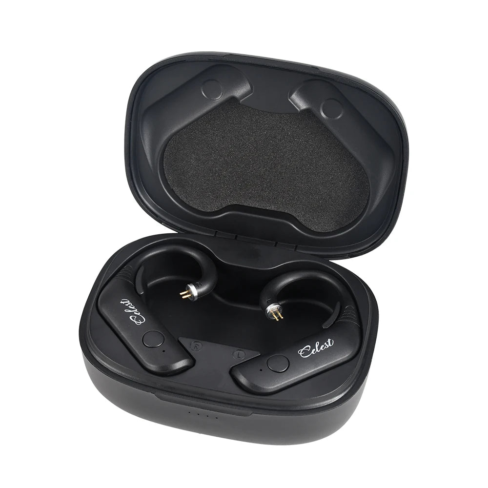Celest T1 Ear Hook With Wyvern Black Qing Rue Earphone V5.3 Bluetooth Headphones Waterproof Headset Cable Hifi Music IEMs