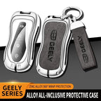 Alloy Car Remote Key Fob Cover Case Holder for Geely Tugella 2020 Azkarra Xingyue Boyue Pro Atlas Pro Gili Tugella Accessories