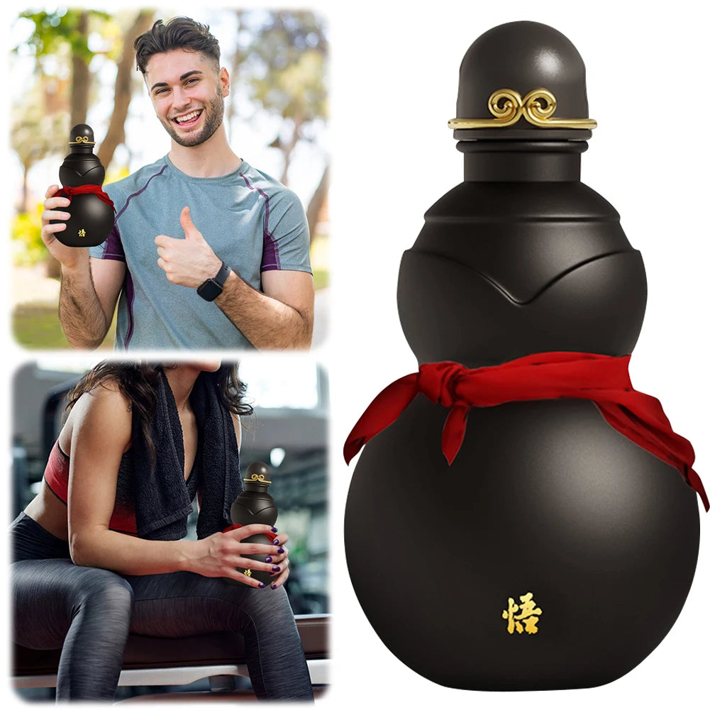 900ml Chinese Retro Wu Kong Gourd Water Bottle - Large Capacity