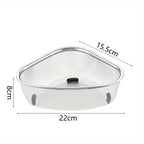Kitchen Sink Drain Basket Stainless Steel Triangle Food Vegetables Peel Egg Filter Storage Organizer Kitchen Shelf Rack Drainier