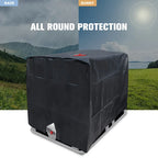IBC Bucket Cover, Water Tank Protective Cover Outdoor Garden IBC Tons Rain Bucket Protective Cover