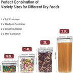 Kitchen 7pcs/set  Food Containers Set BPA Free Plastic Airtight Storage Box