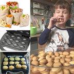 Walnut Cookie Maker 12 Holes Mold Automatic Nuts Maker Electric Walnut Cake Maker Non-stick Iron Toaster Baking Breakfast Pan