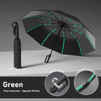 Strong Windproof Automatic Umbrella 72 Bones Sunshade Uv Protection Folding Men's Umbrella Buckle Rain Large Parasol for Women
