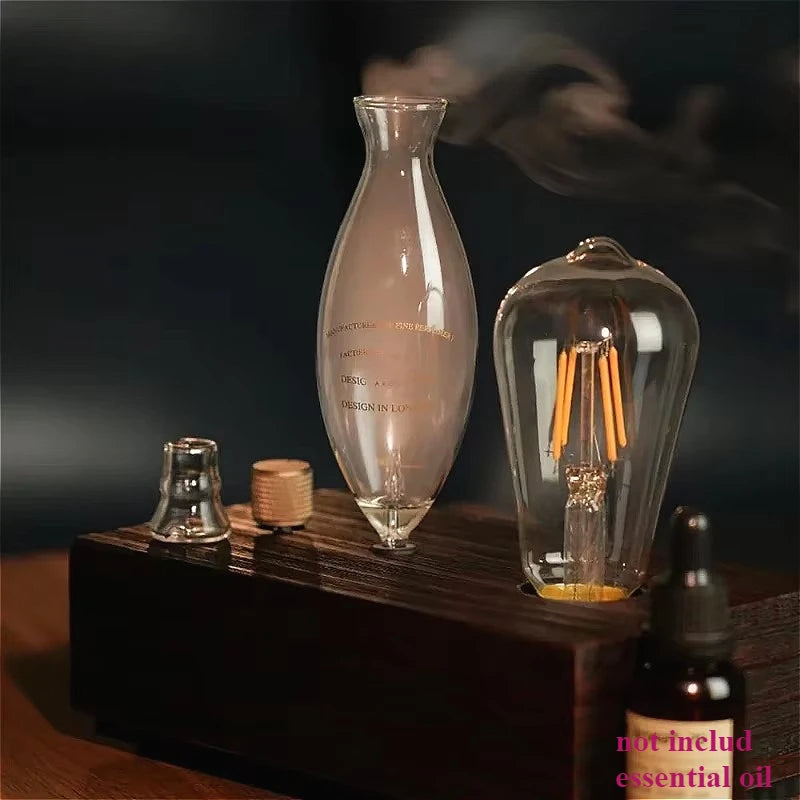 Aroma Diffuser Vintage Tungsten Filament Lamp Aromatherapy Machine Hum